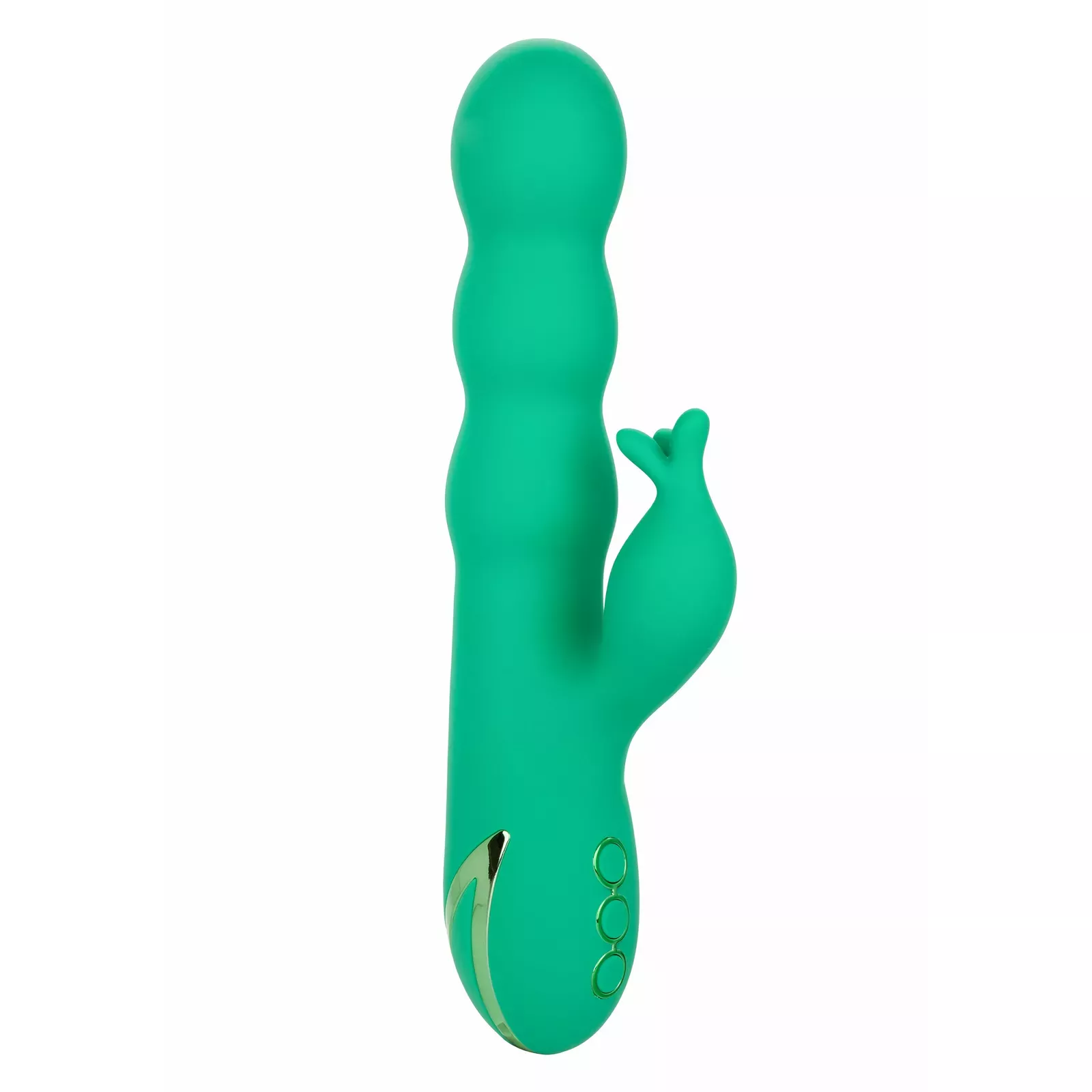 CalExotics Sonoma Satisfier Green - Мощный вибратор Photo 1