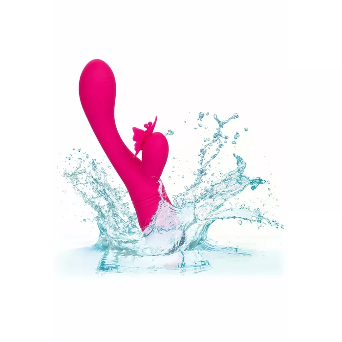 CalExotics Butterfly Kiss Flutter Pink — компактный флаттер-вибратор Photo 8