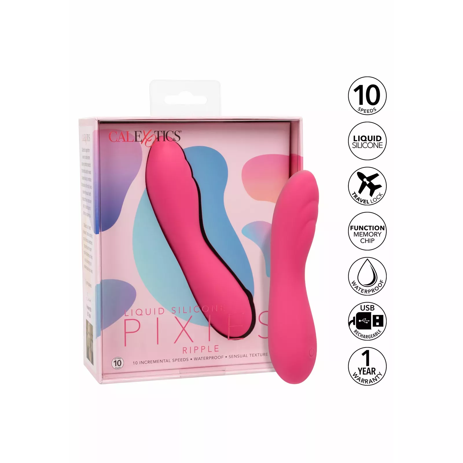Vibrators CalExotics Pixies Ripple Pink Photo 4