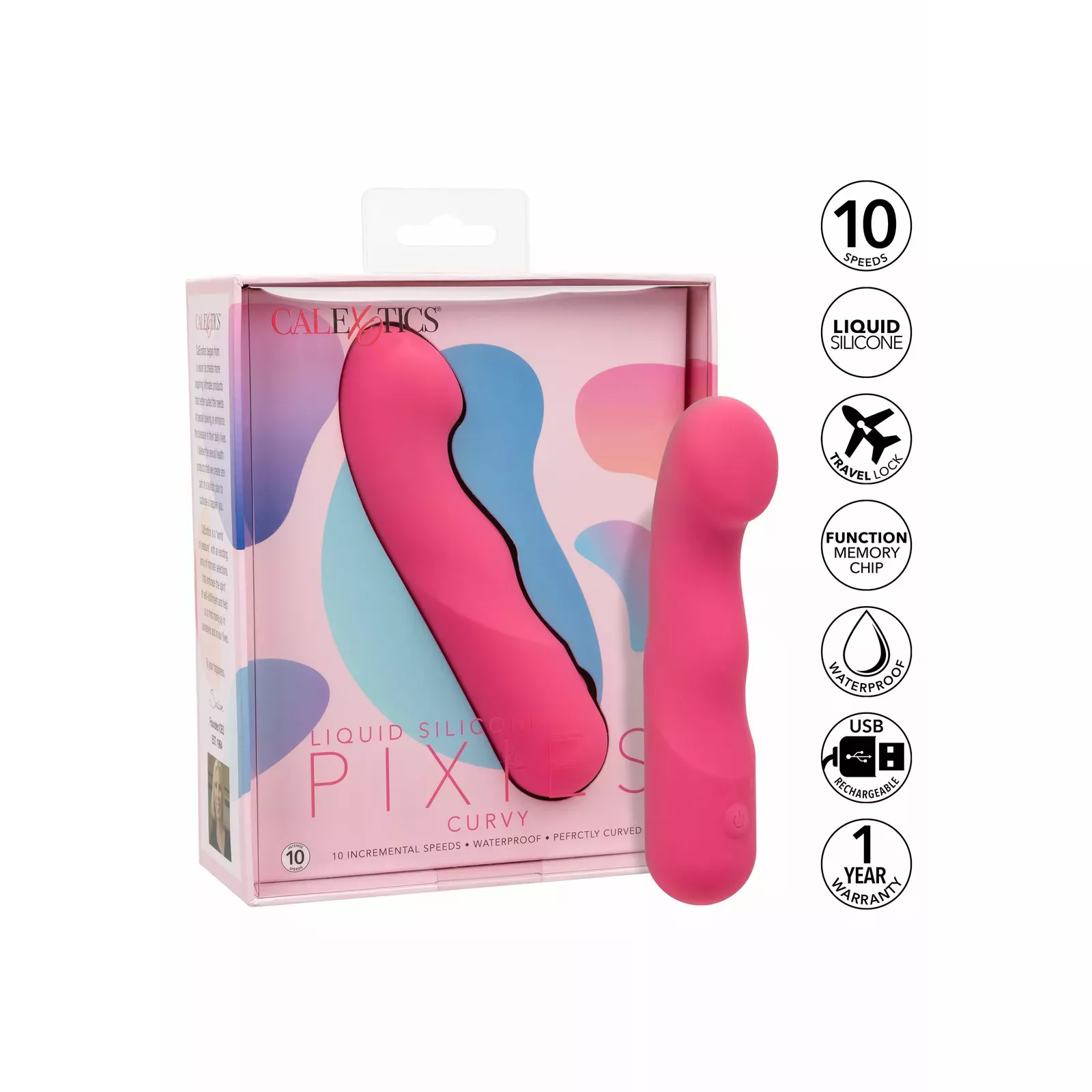 Vibrators CalExotics Pixies Curvy Pink Photo 4