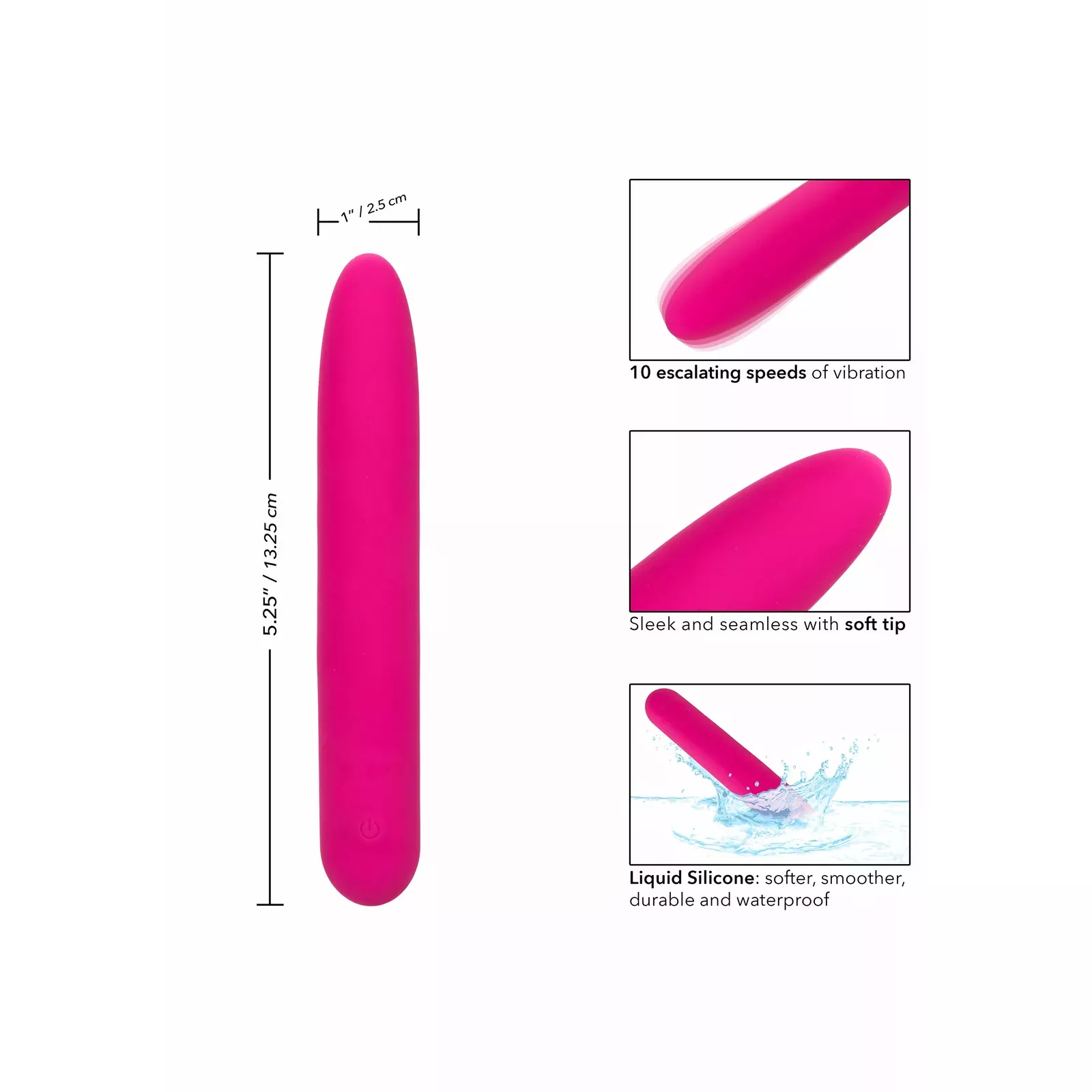Vibrators CalExotics Bliss Vibe Rozā Photo 3