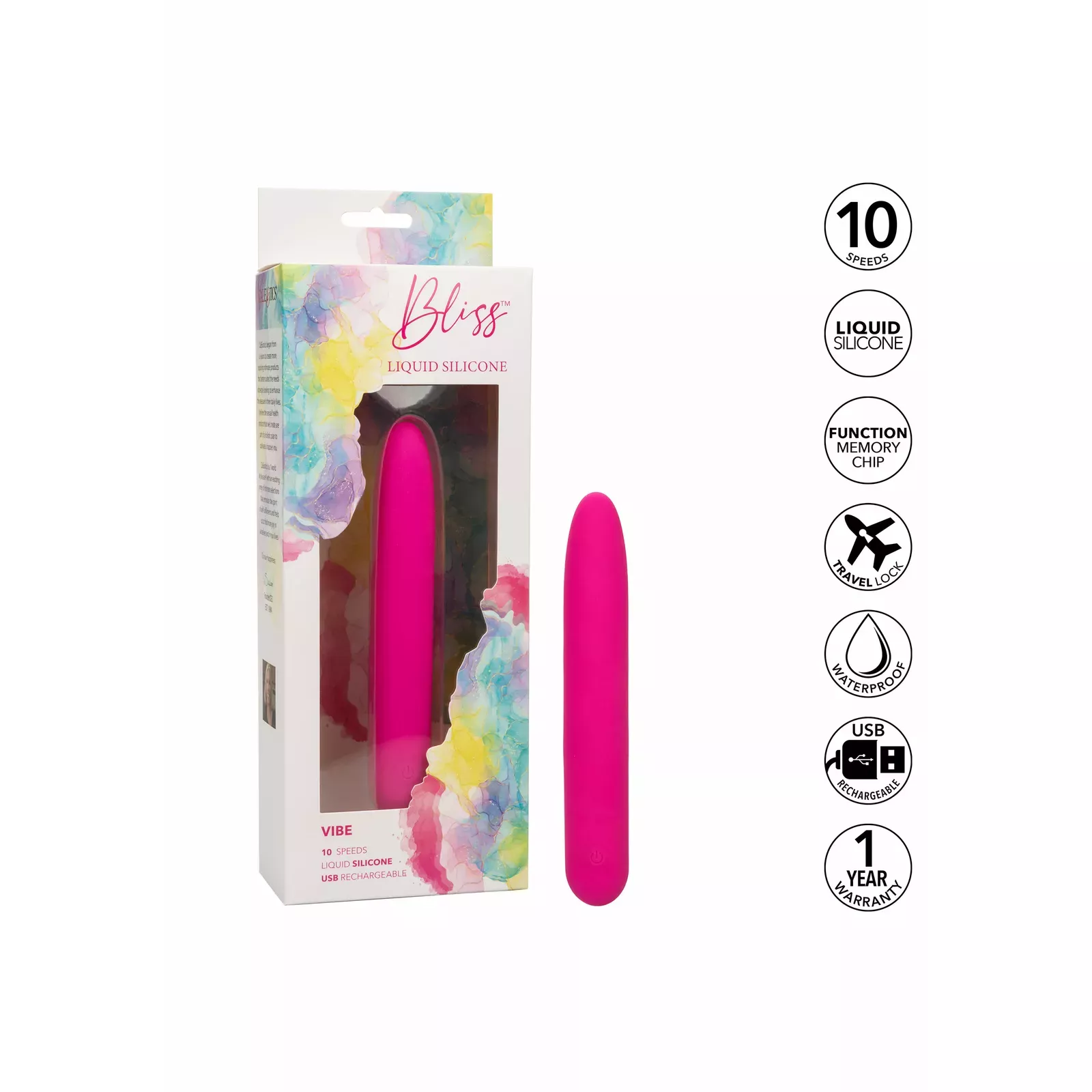 Vibrators CalExotics Bliss Vibe Rozā Photo 4