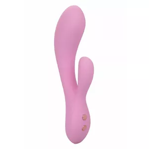 Vibrators CalExotics Contour Zoie Pink — ķermenim drošs silikons, ūdensnecaurlaidīgs, vairāki vibrācijas režīmi