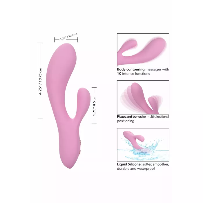 Вибратор CalExotics Contour Zoie Pink Photo 4