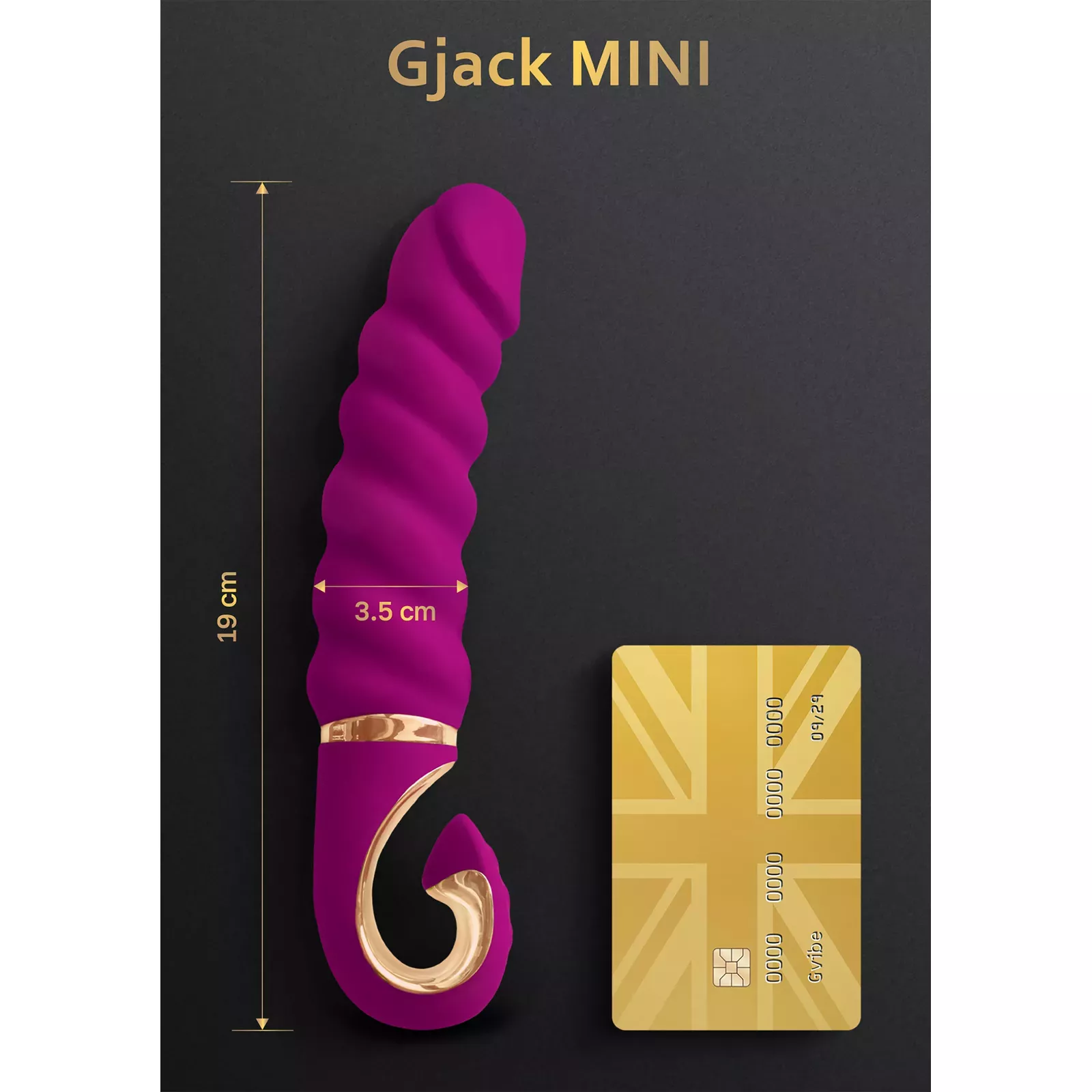 G-VIBE GJACK MINI Purple Silicone Vibrator Photo 5