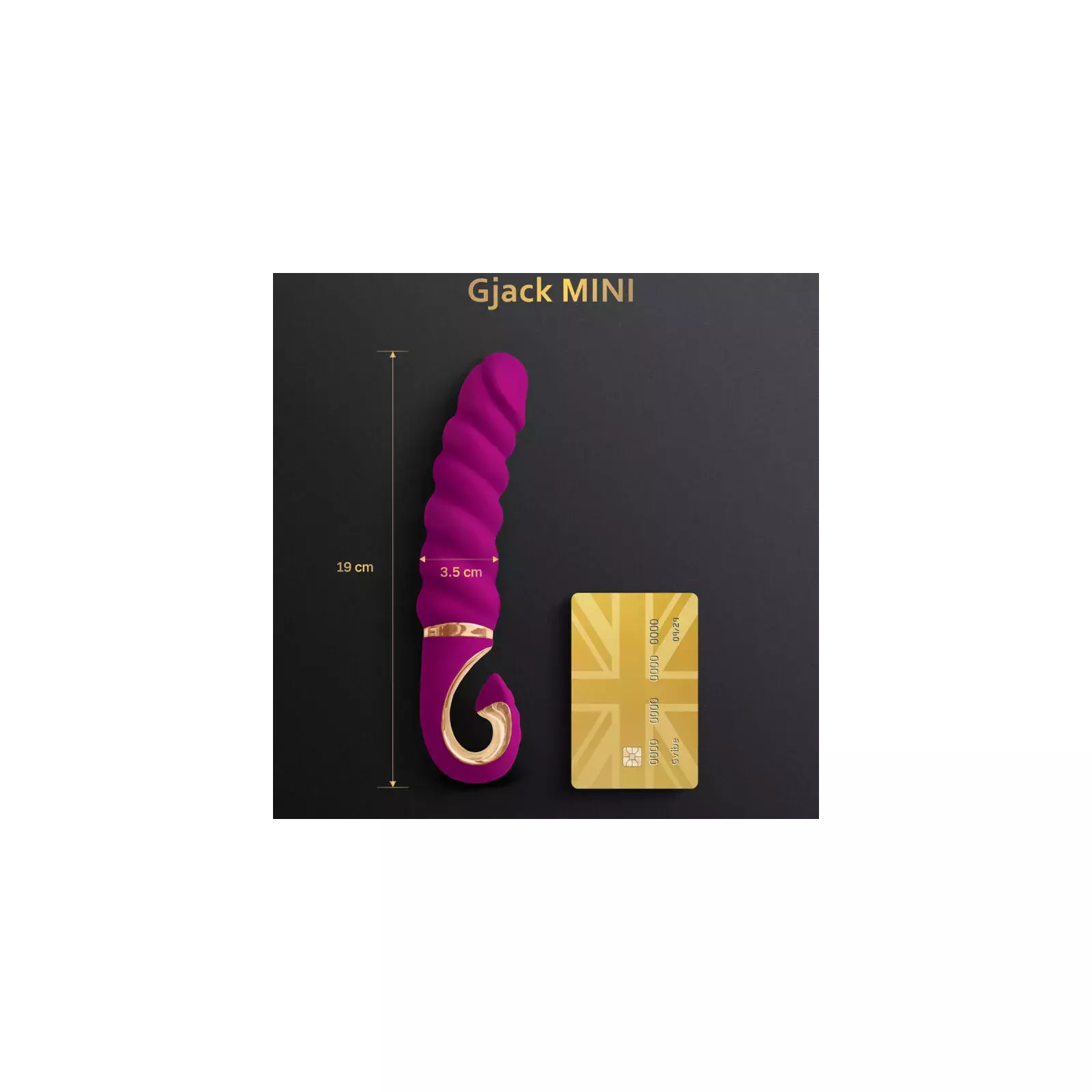 G-VIBE GJACK MINI Purple Silicone Vibrator Photo 4