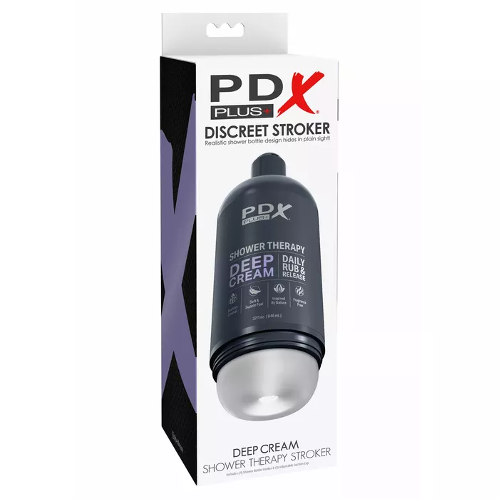 Маструбатор PIPEDREAM PDXP Shower Therapy Deep Cream Photo 2
