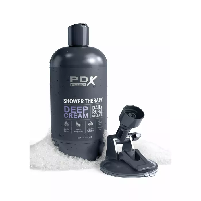Маструбатор PIPEDREAM PDXP Shower Therapy Deep Cream Photo 4