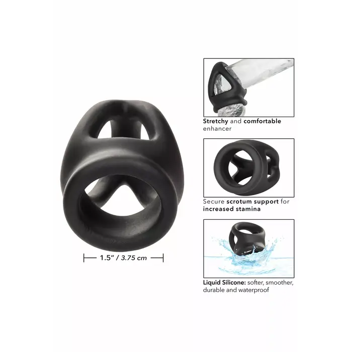 Gredzens dzimumloceklim CalExotics Alpha Dual Cage Ring Photo 10