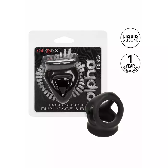 Gredzens dzimumloceklim CalExotics Alpha Dual Cage Ring Photo 11