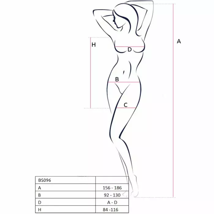 Bodistokings PASSION BS096 — melns, one size Photo 7