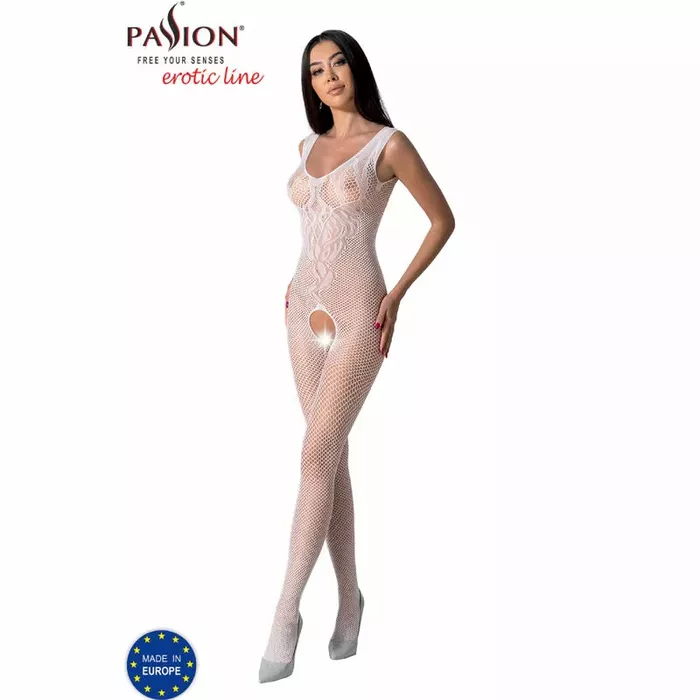 Бодистокинг PASSION BS098 — белый, one size Photo 3
