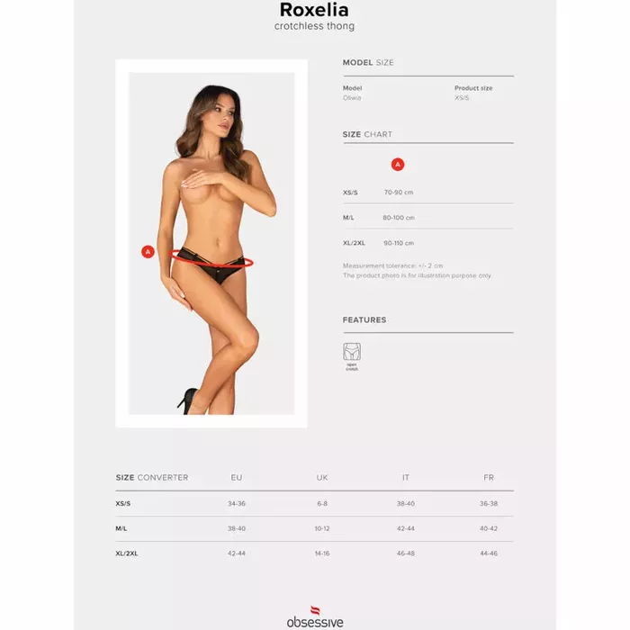 Thong OBSESSIVE Roxelia — size XL/2XL Photo 9
