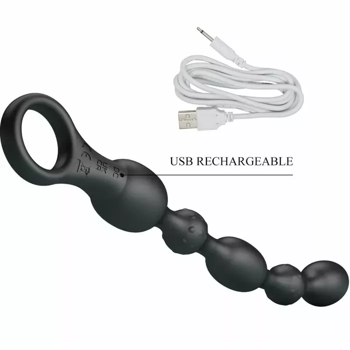 Anal beads BAILE Pretty Love Van — rechargeable silicone Photo 8