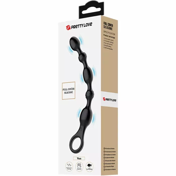 Anal beads BAILE Pretty Love Van — rechargeable silicone Photo 9