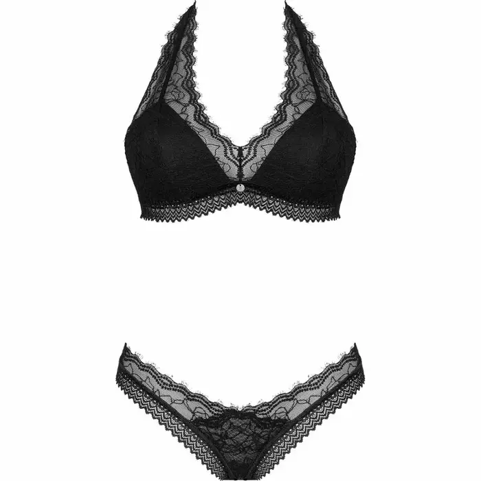 OBSESSIVE Medilla komplekts — krūšturis ar stīpiņām un stringi Photo 5