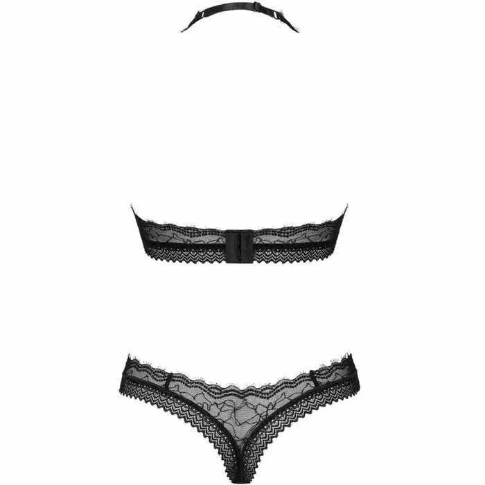 OBSESSIVE Medilla komplekts — krūšturis ar stīpiņām un stringi Photo 6