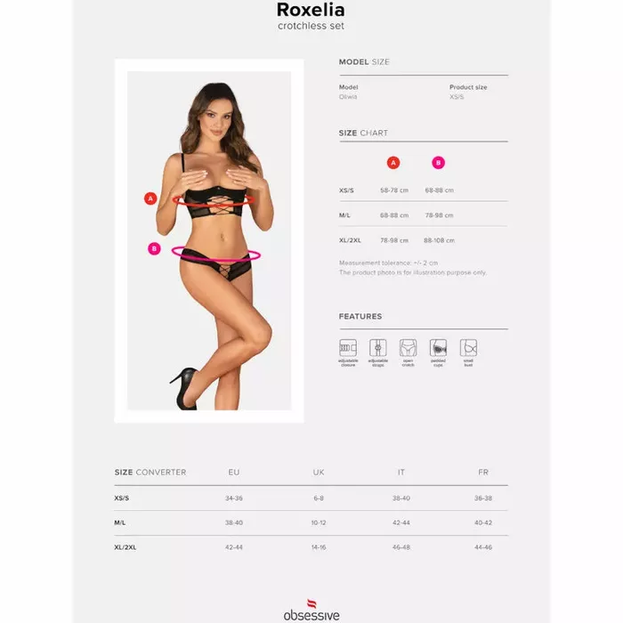 Комплект белья OBSESSIVE OBS Set XL/2XL Photo 7