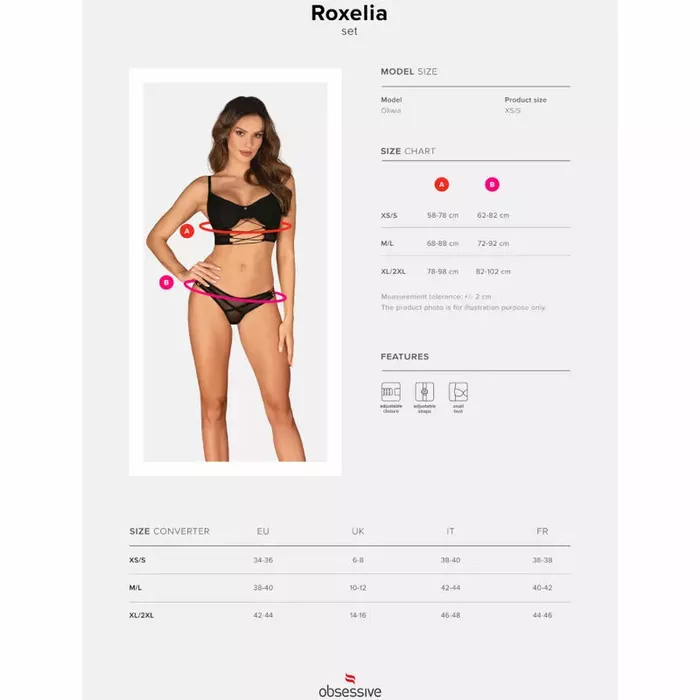 Apakšveļas komplekts OBSESSIVE OBS Set XL/2XL Photo 7