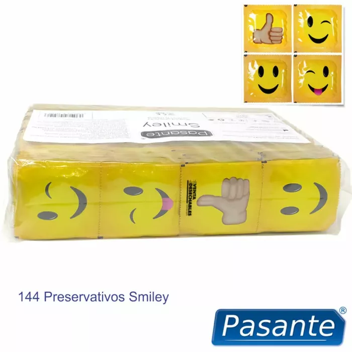 PASANTE Smiley Bag 144 презерватива Photo 3