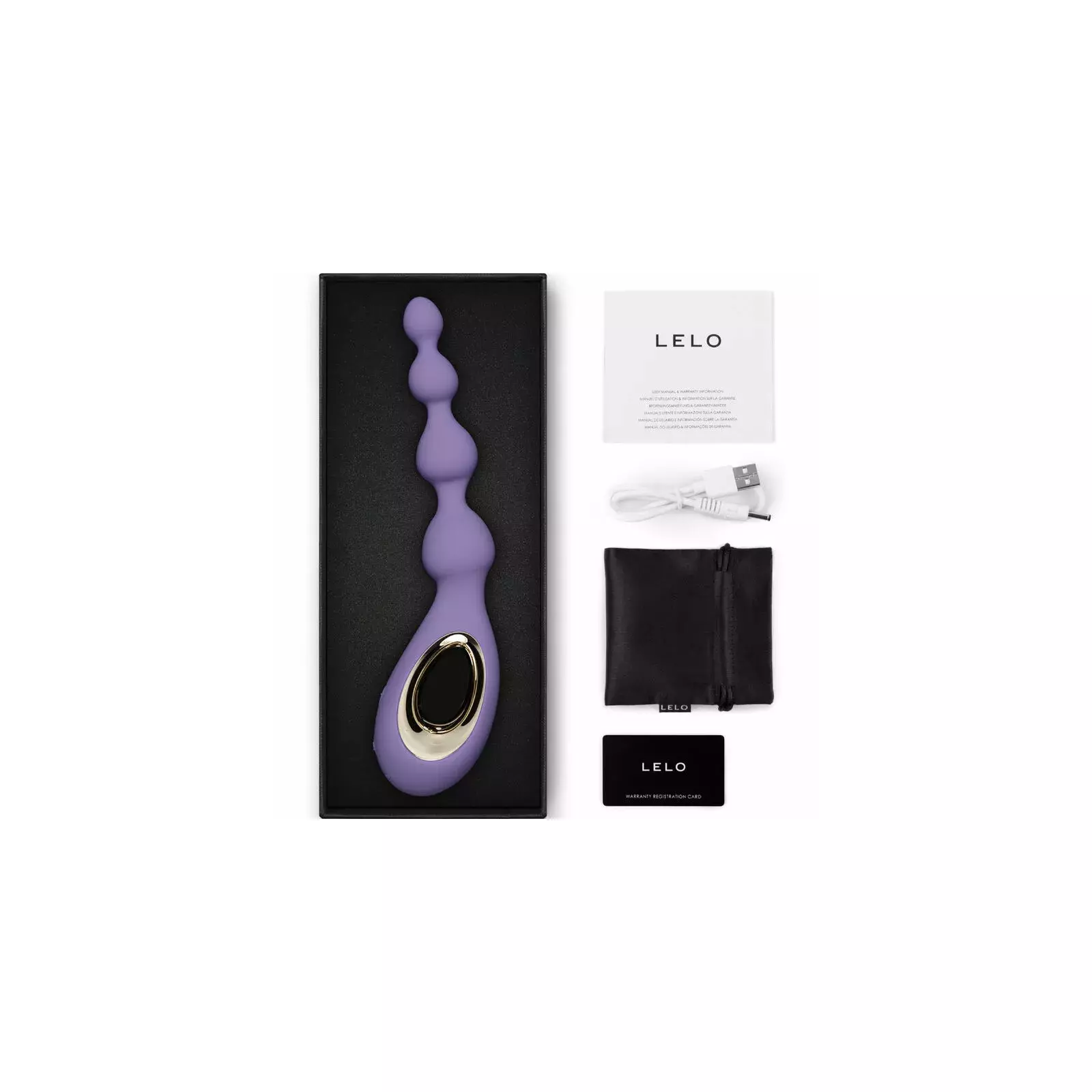 LELO SORAYA BEADS VIOLET АНАЛЬНЫЙ МАССАЖЕР Photo 3