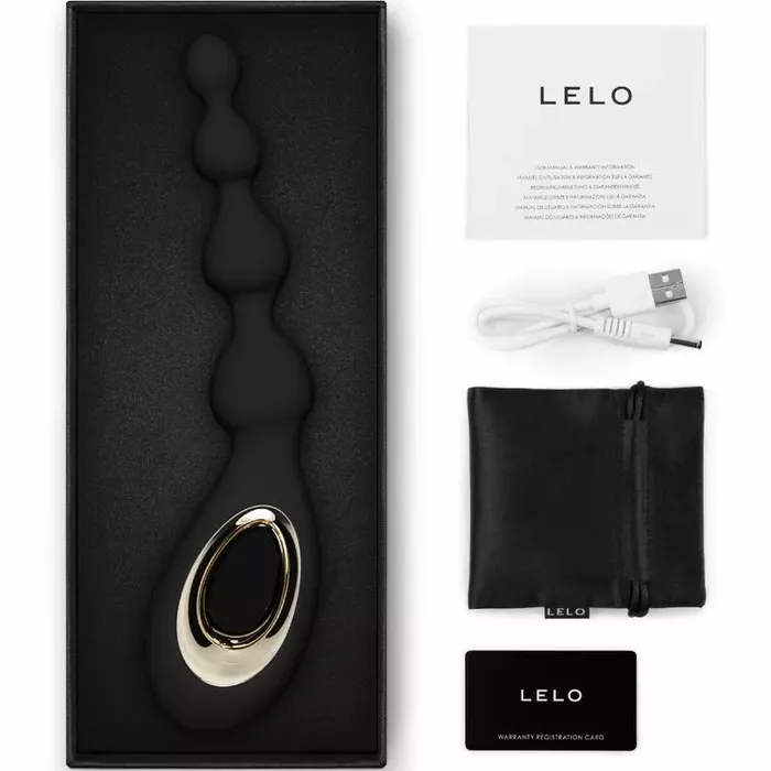 Анальные бусы Lelo Soraya Beads Black Photo 2