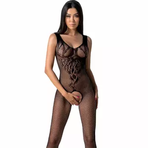 Бодистокинг PASSION BS098 чёрный, one size — эластичная сетка