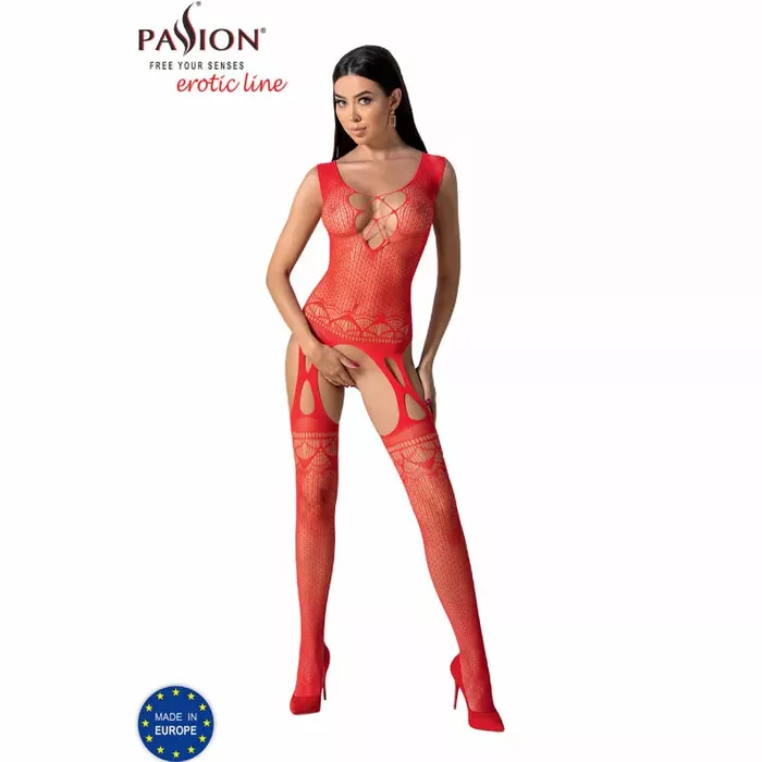 Бодистокинг PASSION BS099 красный Photo 3
