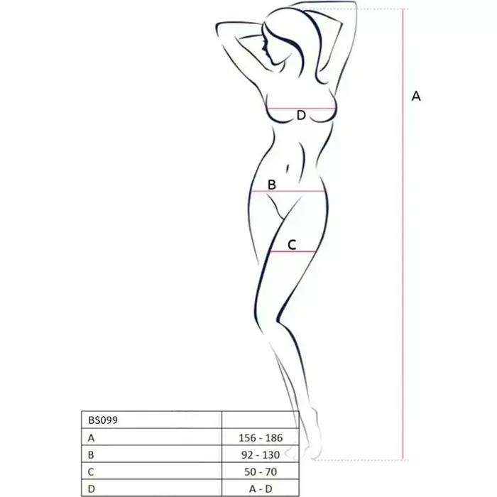 Бодистокинг PASSION BS099 красный Photo 5