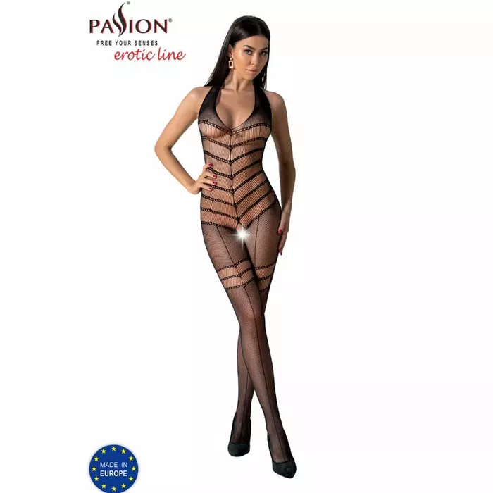 PASSION BS100 bodystocking — black, one size Photo 3