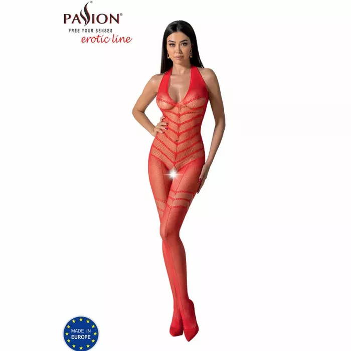 PASSION BS100 bodystocking — red, one size Photo 3