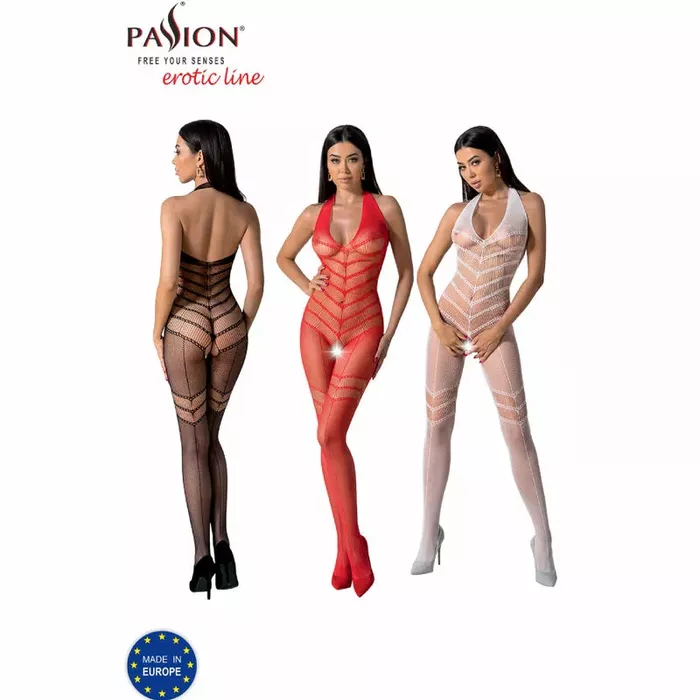 Бодистокинг PASSION BS100 — белый, one size Photo 6