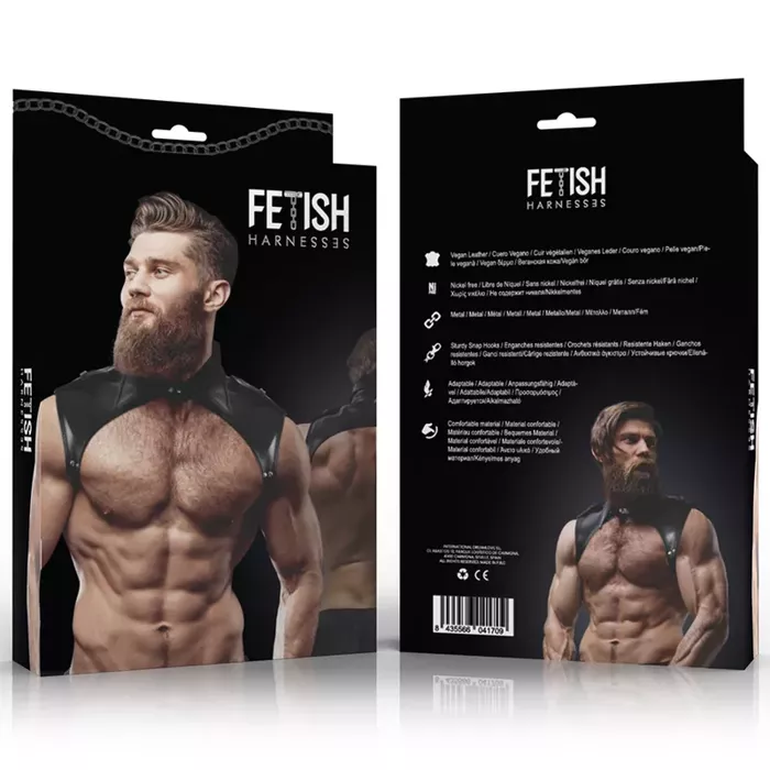 Eco-leather neck harness FETISH SUBMISSIVE ATTITUDE D-235862 Photo 4