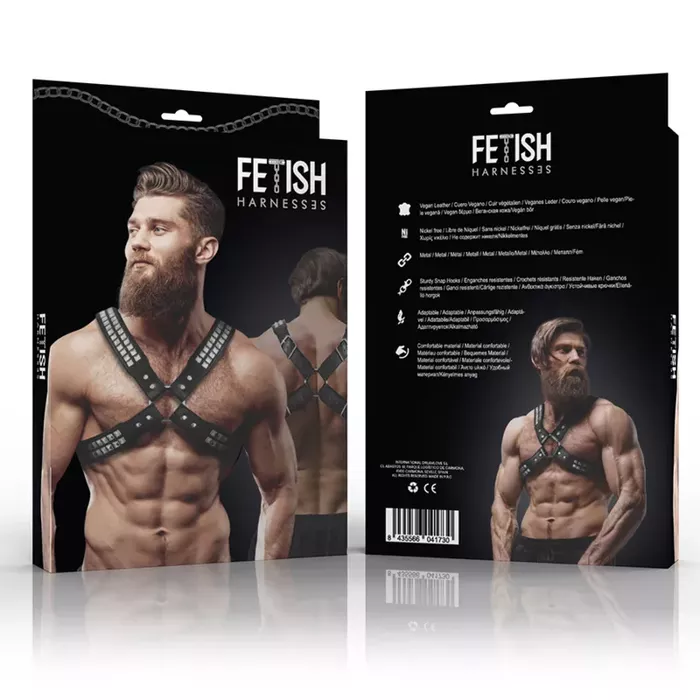 Мужская нагрудная портупея — FETISH SUBMISSIVE ATTITUDE Photo 4
