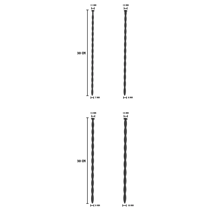 Penis Dilator Set Large 4 pcs — HIDDEN DESIRE Photo 3