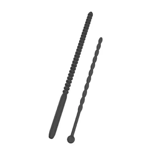 Penis Dilator Set 2 pcs, HIDDEN DESIRE — ribbed texture, two-piece set