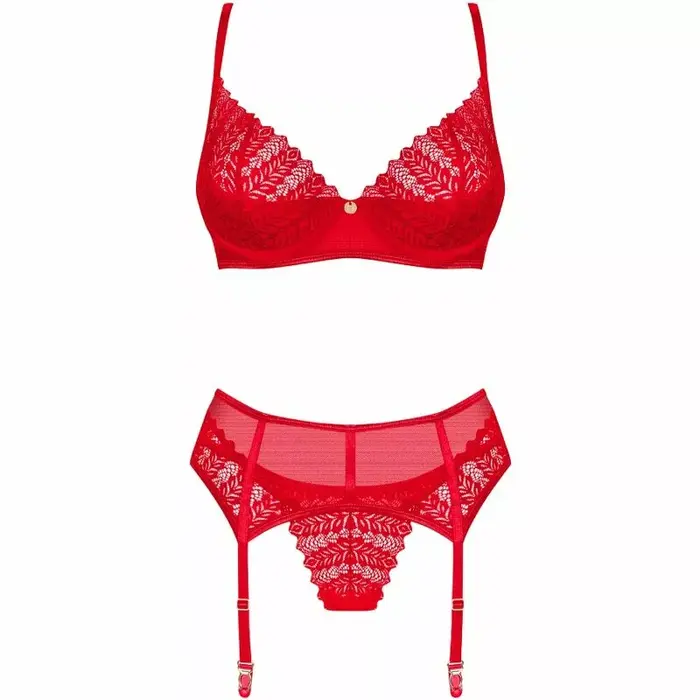 Комплект OBSESSIVE D-236669 — 3 предмета, чёрный M/L Photo 5