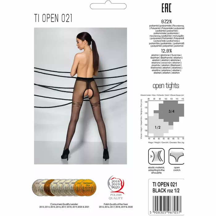 Tights PASSION TIOPEN 021 — black 20 DEN Photo 5