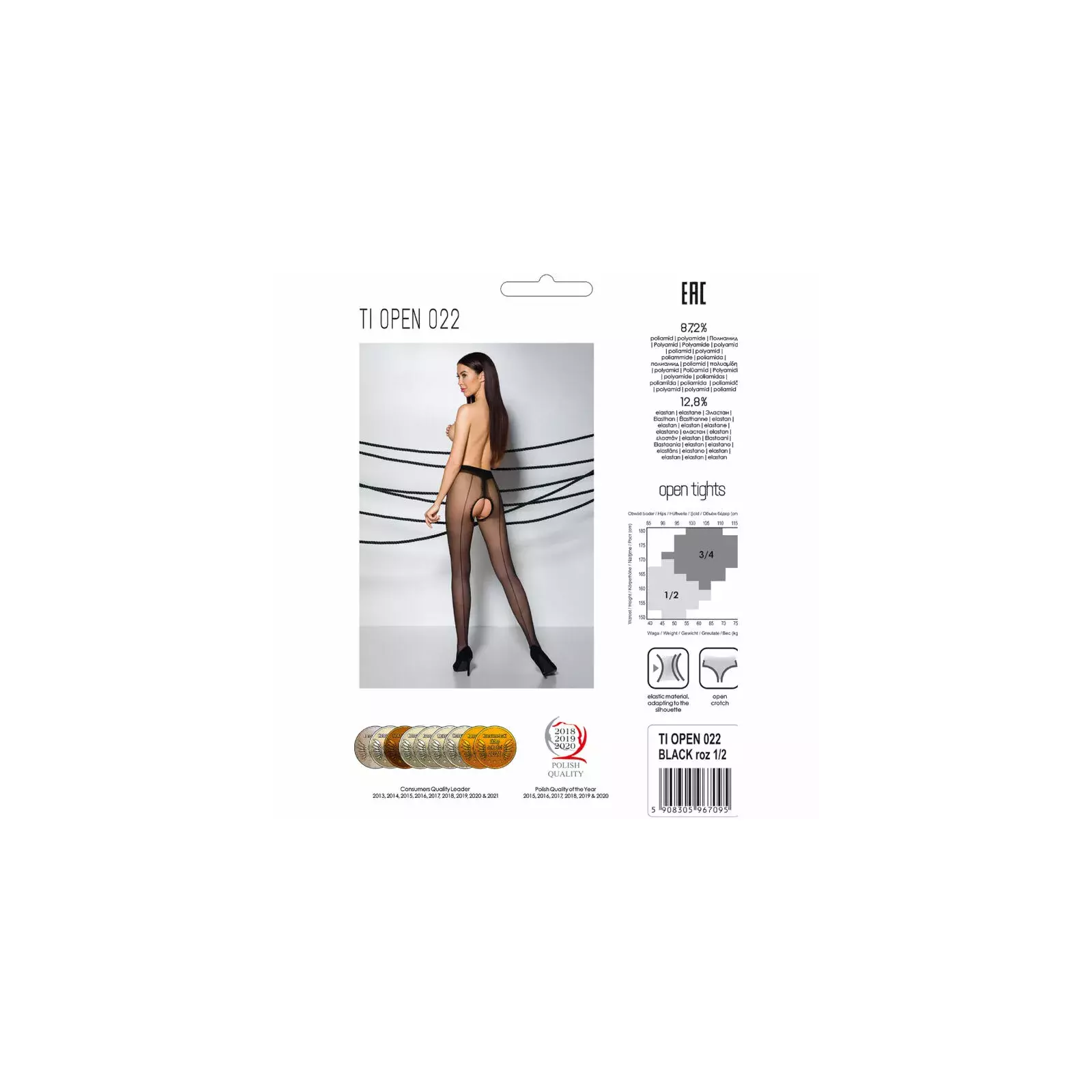 PASSION TIOPEN 022 Black Tights Photo 5