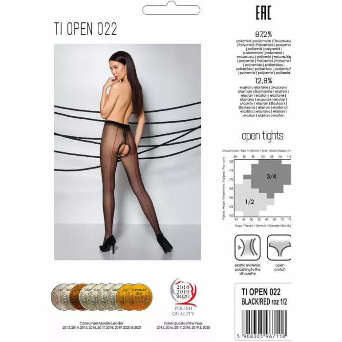 Suspender tights PASSION TIOPEN 022 Photo 5