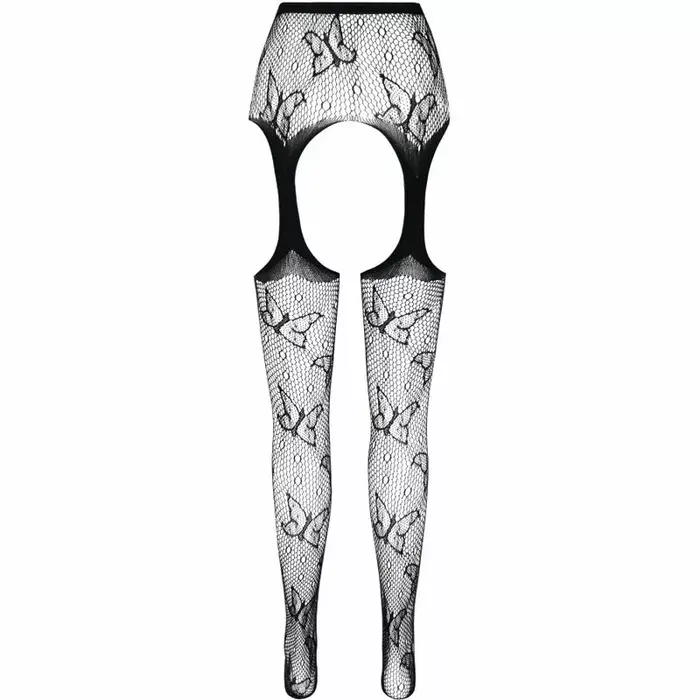 Bodystocking PASSION S001 — one-piece red sheer Photo 4