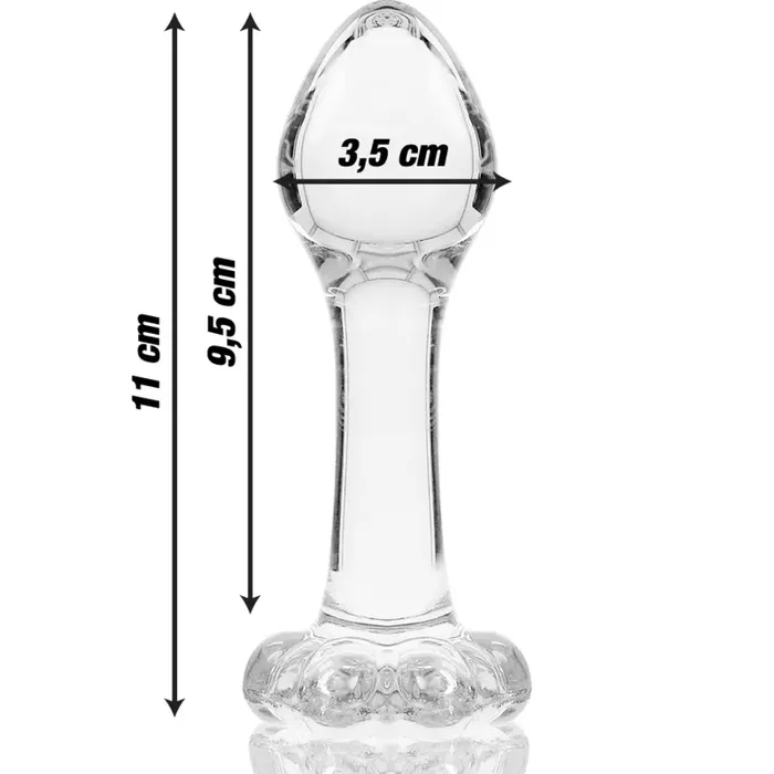 Anal plug NEBULA SERIES BY IBIZA Model 2 — borosilicate glass Photo 3