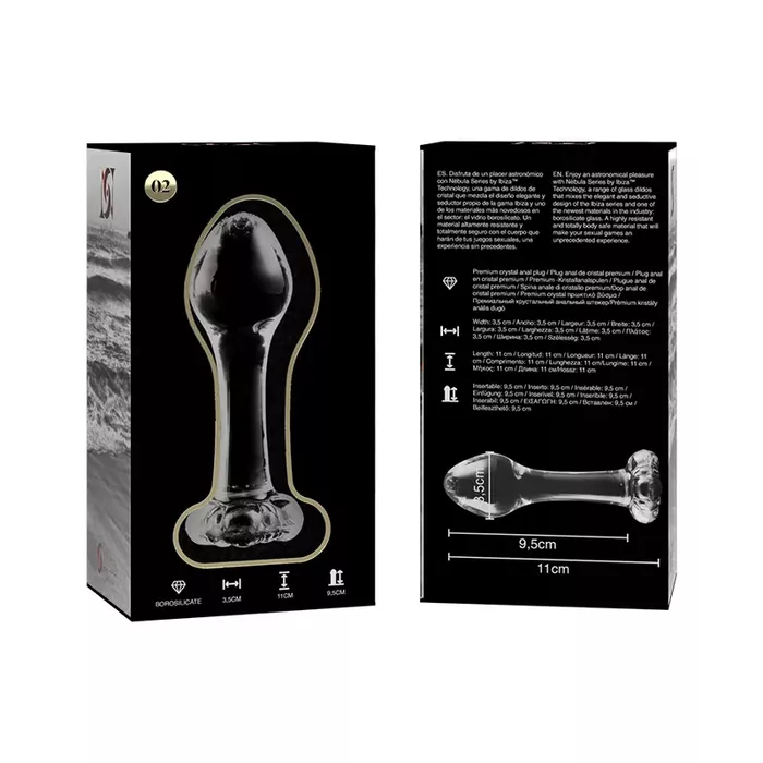 Anal plug NEBULA SERIES BY IBIZA Model 2 — borosilicate glass Photo 4