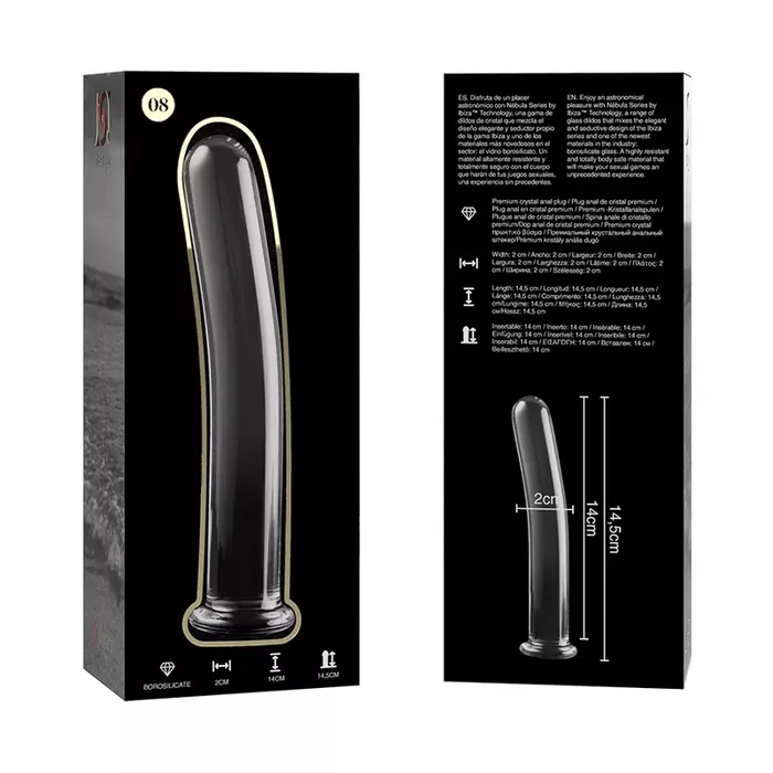 Glass dildo NEBULA SERIES BY IBIZA Model 8 Photo 4