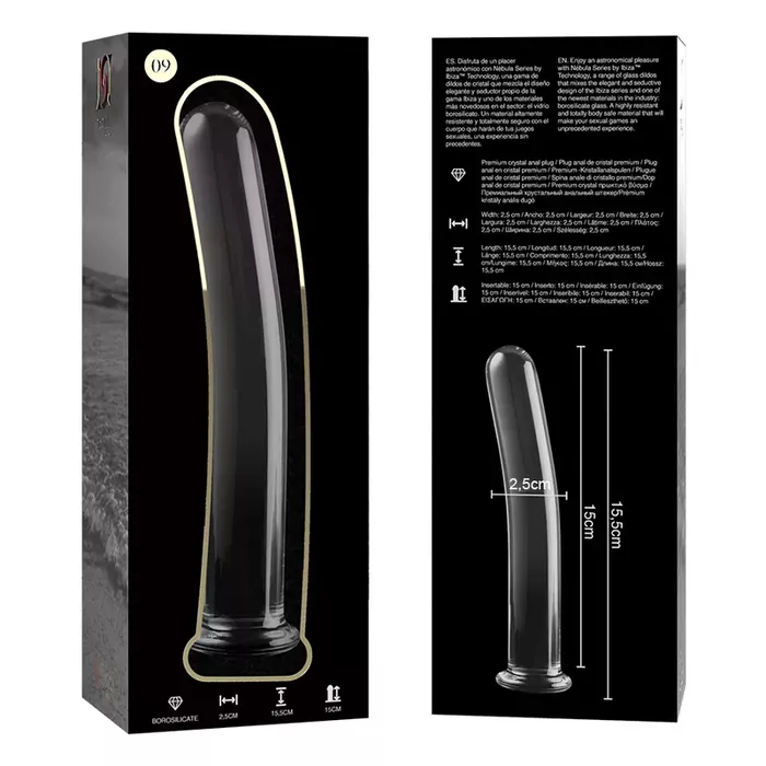 Glass dildo NEBULA SERIES BY IBIZA Model 9 Photo 4