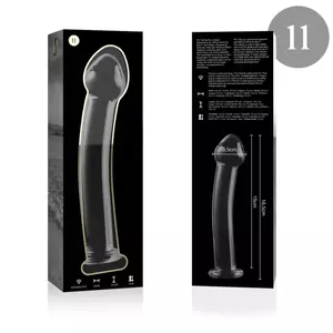 Dildo Nebula sērija no Ibiza Borosilikāta stikls Caurspīdīgs 16 cm -O- 3 cm