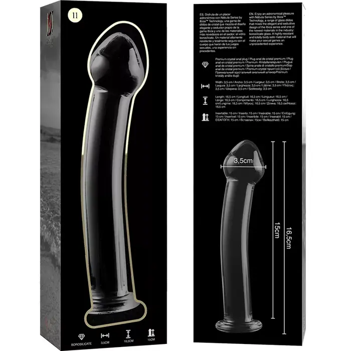 Glass dildo NEBULA SERIES BY IBIZA Model 11 Photo 4