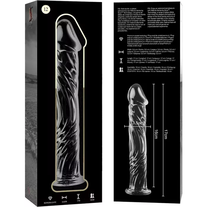Dildo NEBULA SERIES BY IBIZA Model 12 — borosilicate glass Photo 4