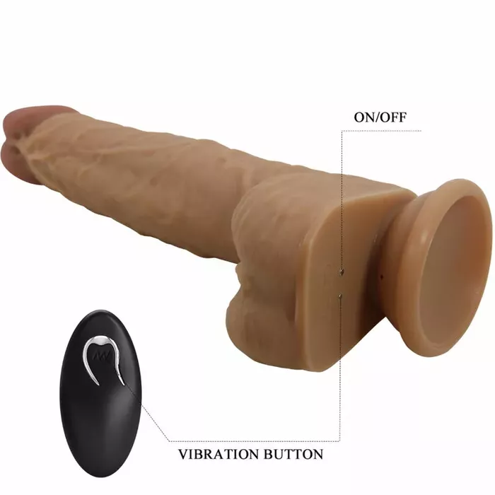 Dildošs BAILE Jonathan — silikons, 21 cm Photo 5