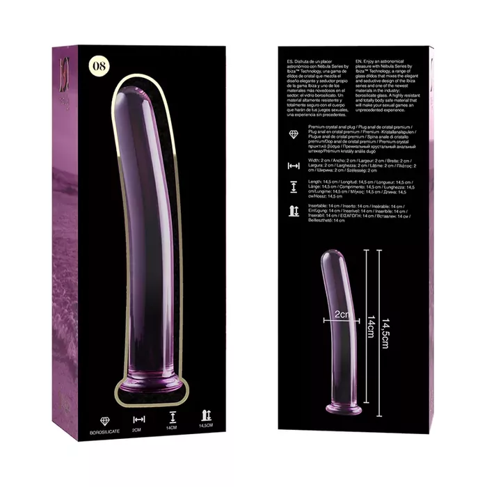 Glass dildo NEBULA SERIES BY IBIZA Model 8 Photo 5